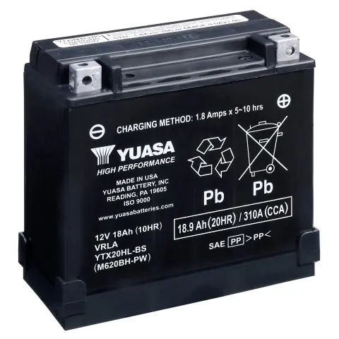 Bästa pris Yuasa YTX20HL-BS Startbatteri